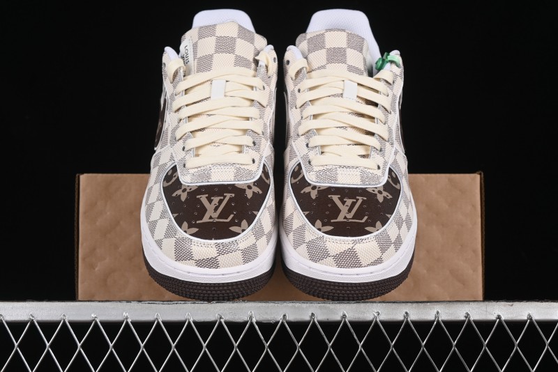 Nike Air Force 1 '07 Low Louis Vuitton Collaboration Casual Sneakers - LD4631-202