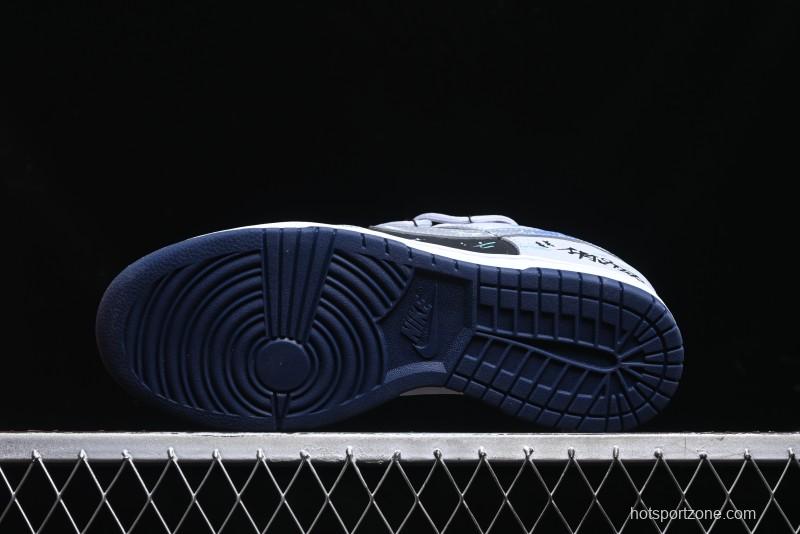 Nike Dunk Low Retro Casual Sneakers with Cosmic Star Eye Design - FQ8826-100