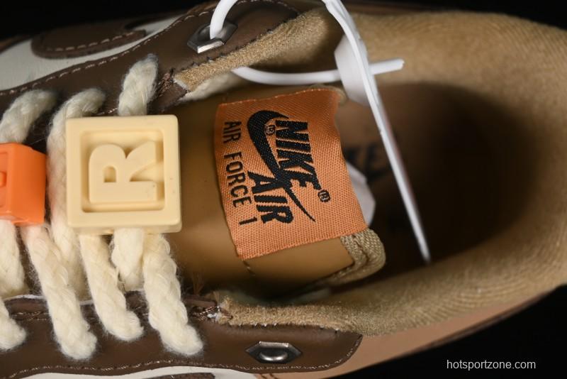 Nike Air Force 1 '07 Low Maillard Bear Casual Sneakers - CJ9297-999