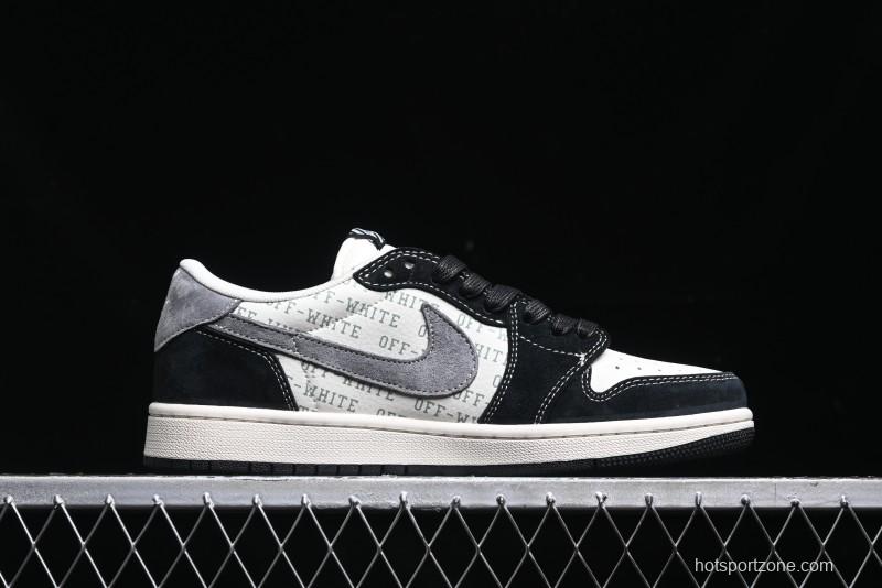 Nike Travis Scott x Fragment Design x Air Jordan 1 Low OG SP Sneakers - SJ2068-108