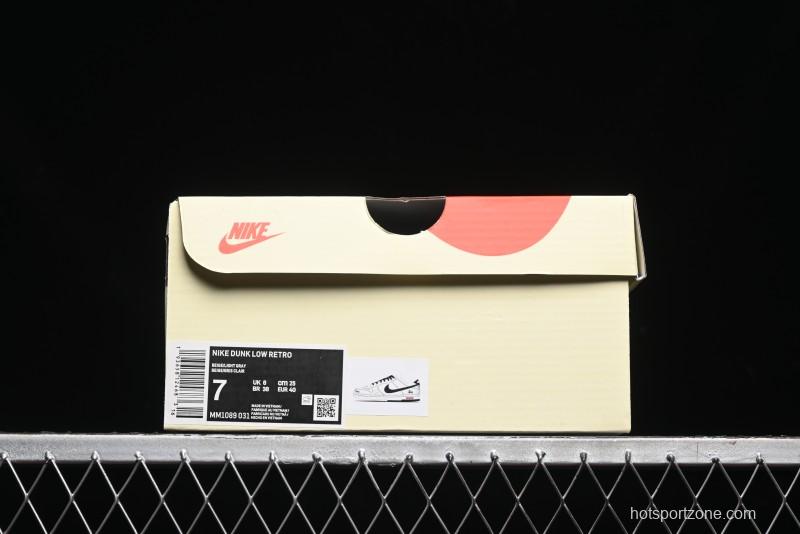 Nike SB Dunk Low Stussy Collaboration - Embroidered Black Swoosh Anniversary High-End Custom Low-Top Casual Sneakers - MM1089-031