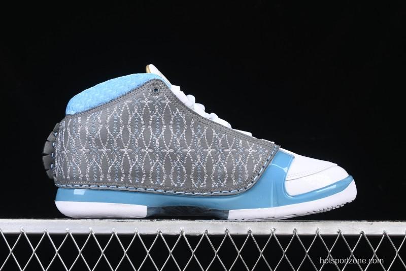 Nike Air Jordan 23 AJ23 Mid Retro Casual Sneakers with Visible Air Cushion - 318474-151