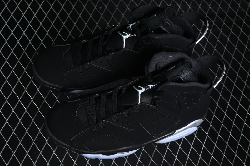 Nike Air Jordan 6 Retro Metallic Silver Basketball Shoes - DX2836-001