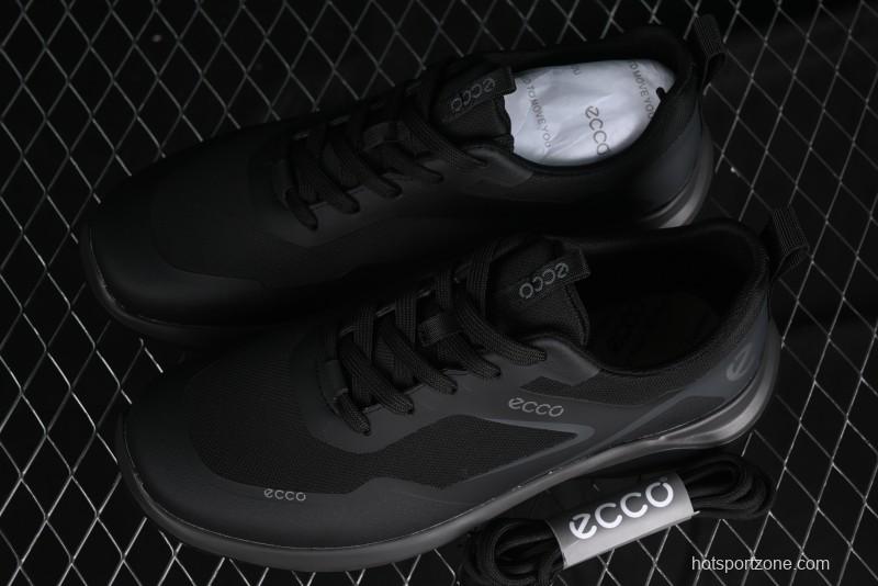 ECCO DRIVE Series Outdoor Waterproof Breathable Slip-Resistant Retro Fashion Patchwork Hiking Shoes - 88259401001