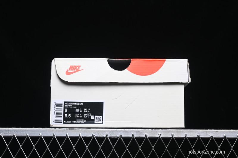 Nike Air Force 1'07 Low Gucci Collaboration White Brown Green Low-Top Casual Sneakers - KK1988-024