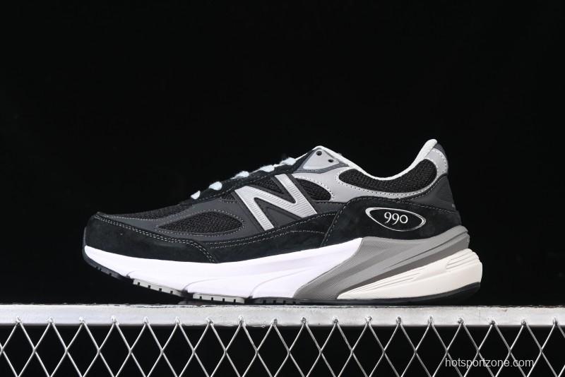 New Balance 990 Series Premium Retro Running Shoes with Carbon Fiber Midsole - M990BK6