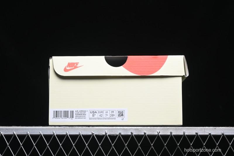 Nike Travis Scott x Fragment Design x Air Jordan 1 Low OG SP Casual Sneakers - XZ6868-002