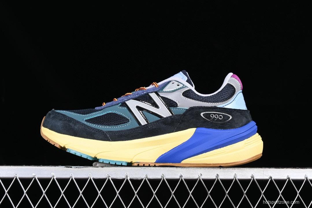 New Balance 990 V6 Premium Made in USA Retro Running Shoes - M990AC6