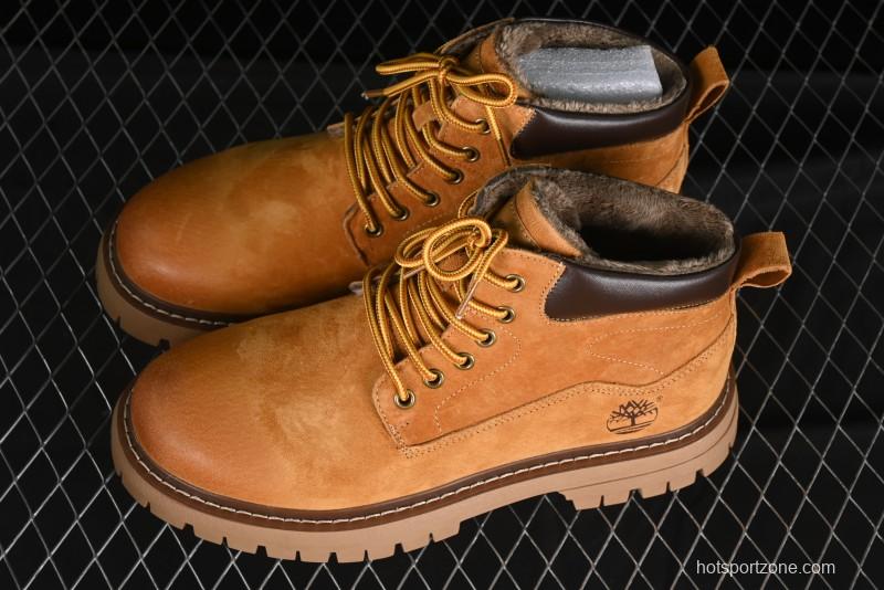 Timberland Classic Mid Waterproof Insulated Boot with Premium Suede Leather - TB10069-1YELLOW