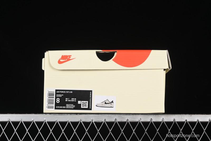 Nike Air Force 1'07 Low Stussy Collaboration - Milk Tea Low Top Casual Sneakers - XZ6188-999