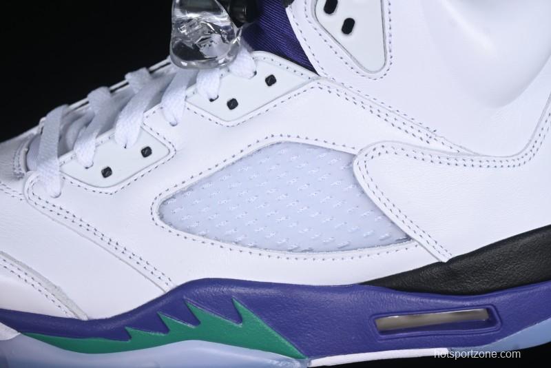 Nike Air Jordan 5 OG "Grape" Retro Basketball Shoes - HQ7978-100