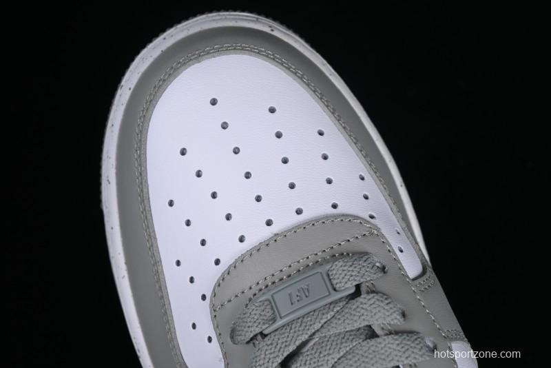 Nike Air Force 1'07 Low Grey Silver Splatter Casual Sneakers - MK5639-889