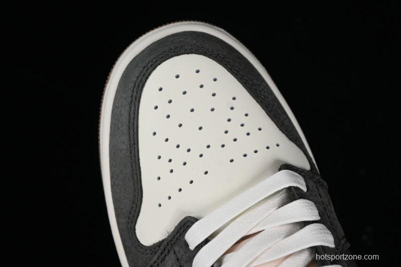 Nike Air Jordan 1 Low "Snkrs Day" Casual Sneakers with Grey Toe Design - FD0399-004