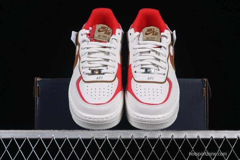 Nike Air Force 1 Shadow Lightweight Elevated Low-Top Casual Sneakers - HQ3400-030