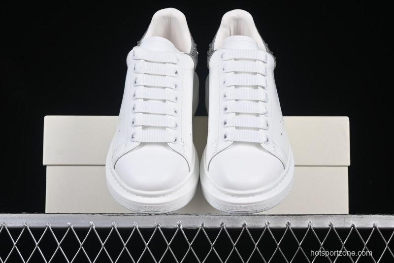Alexander McQueen Oversized Sneakers with White Rhinestones - D.E5