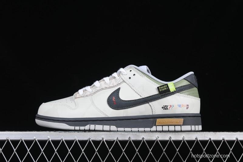 Nike Dunk Retro Low Grey Fog Panda Prank Mountain Theme Casual Sneakers - DD1391-103
