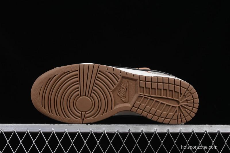 Nike Dunk Low Retro Vintage Distressed Graffiti Deconstructed Casual Sneakers - FB7160-161