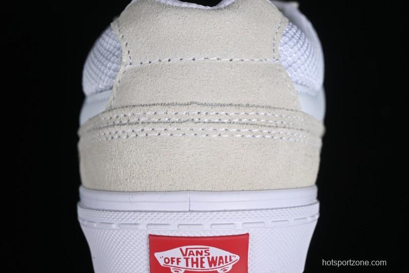 Vans Caldrone Chunky Retro Sneakers in White with Enhanced Cushioning - VN0007P9WHT