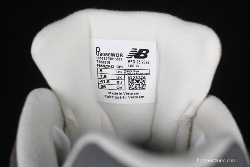 New Balance 9060 Retro Casual Running Shoes with ABZORB Cushioning - U9060WOR