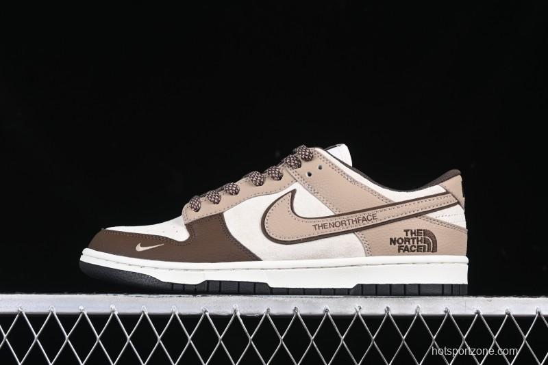 Nike SB Dunk Low The North Face Year of the Snake Collaboration Subtitle Brown Hook Anniversary High-End Custom Low-Top Casual Skate Shoes - DJ2024-090
