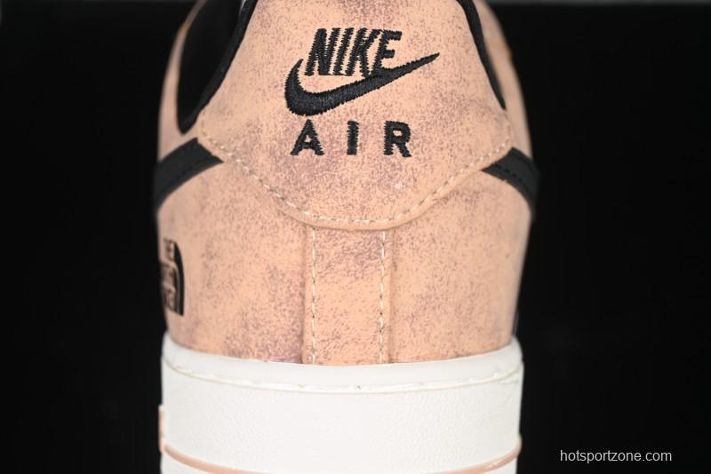 Nike Air Force 1'07 Low The North Face Collaboration - Mesh Brown Low-Top Casual Sneakers - KK1988-031