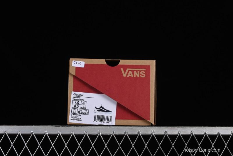 Vans Buzz Old Skool Peace Dove Classic Canvas Patchwork Low-Top Skate Shoes - VN000CR5BPB