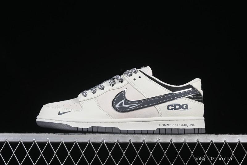 Nike SB Dunk Low CDG Collaboration Anniversary High-End Customized Low-Top Casual Sneakers - DJ2024-134