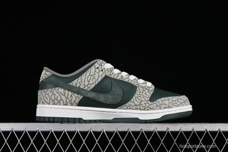 Nike Dunk Low Urban Landscape 2.0 Cracked Suede SB Low-Top Casual Sneakers - HF4878-053