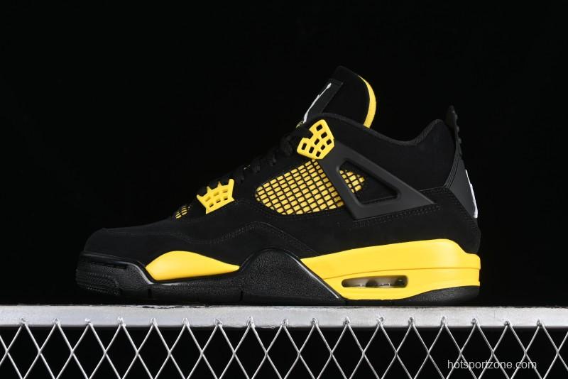 Nike Air Jordan 4 Retro Basketball Shoes Thunder - DH6927-017