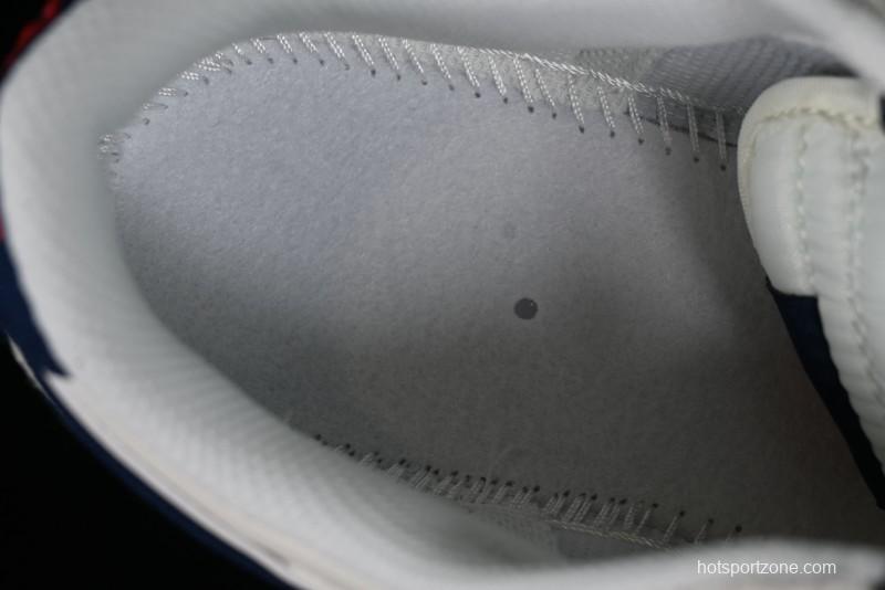 Nike Supreme x SB Dunk Low Balenciaga Collaboration - Off White Blue Canvas Anniversary High-End Custom Low-Top Casual Sneakers - XX2025-310