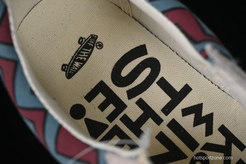 Vans Parra x Otw By Vans Low-Top Casual Skate Shoes with Surrealist Pop Art Design - VN0A3WKT4QA