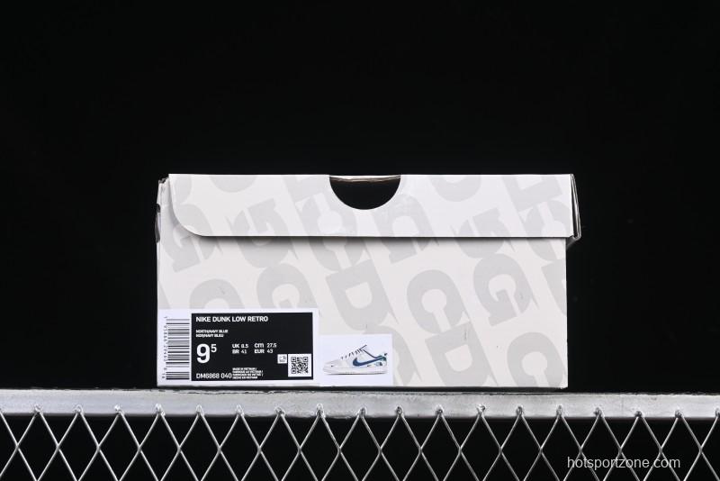 Nike SB Dunk Low The North Face Collaboration Anniversary Edition Customized Low-Top Casual Skate Shoes - DM6868-040