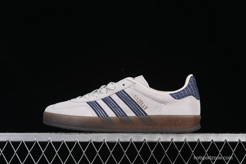 Adidas Originals Gazelle Indoor JR3381 Retro Casual Slip-Resistant Wear-Resistant Low-Top Sneakers