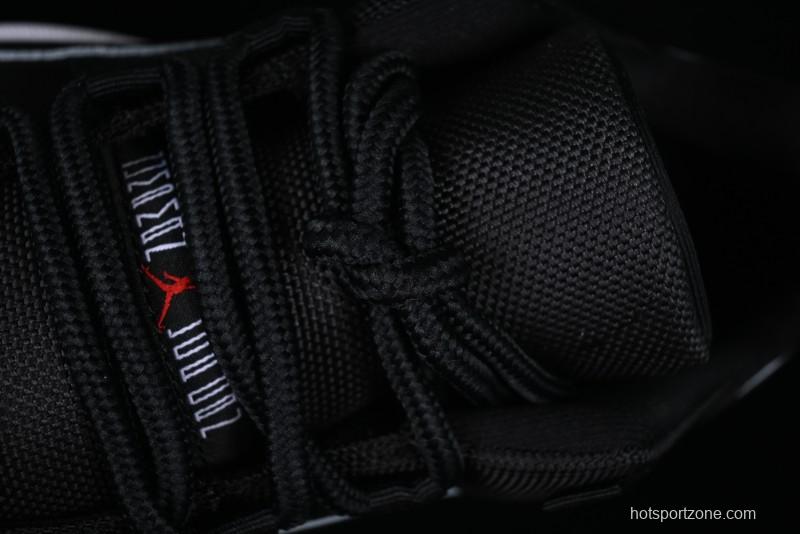 Nike Air Jordan 11 Low Bred Basketball Shoes with Patent Leather and Carbon Fiber - FV5104-006