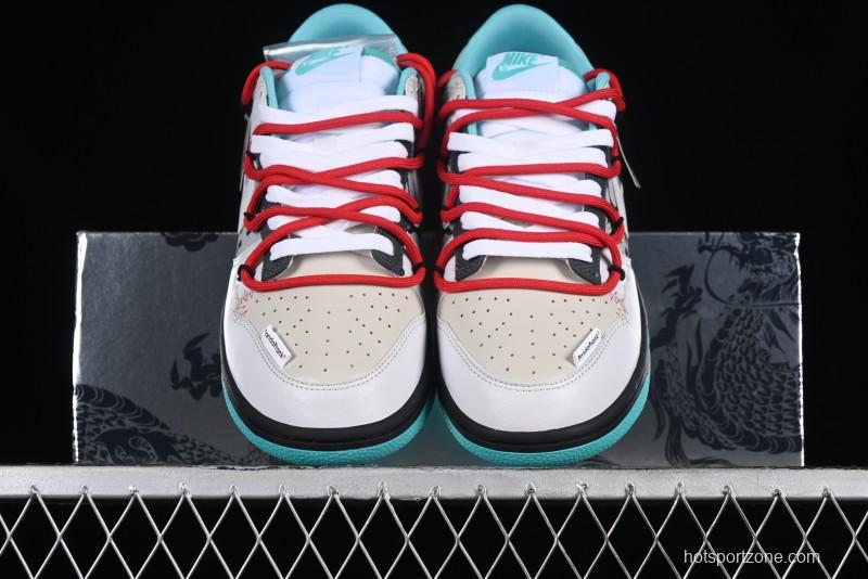 Nike Dunk Low Panda Prank CNY Year of the Dragon Limited Edition SB Low-top Casual Sneakers - DV0831-101