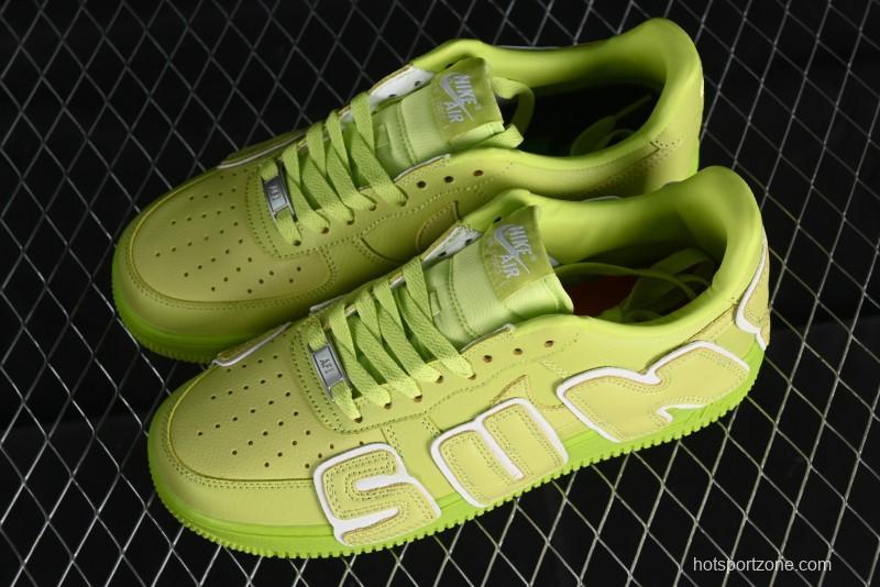 Nike CPFM x Nike Air Force 1 '07 Low Casual Sneakers in Lemon Green with SUNSHINE Design - DC4457-300