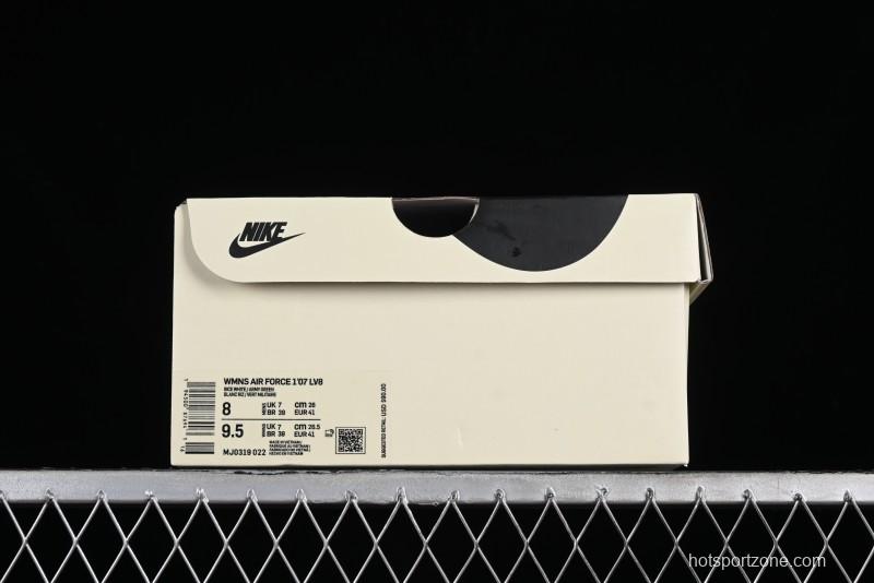 Nike Air Force 1 '07 Low Classic Military Green Mini Swoosh Starry Sky Casual Sneakers - MJ0319-022