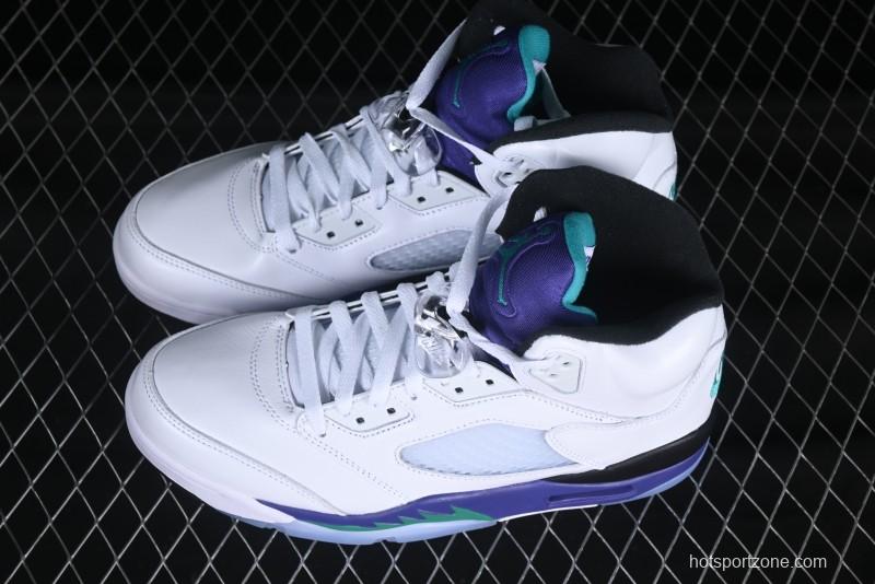 Nike Air Jordan 5 OG "Grape" Retro Basketball Shoes - HQ7978-100