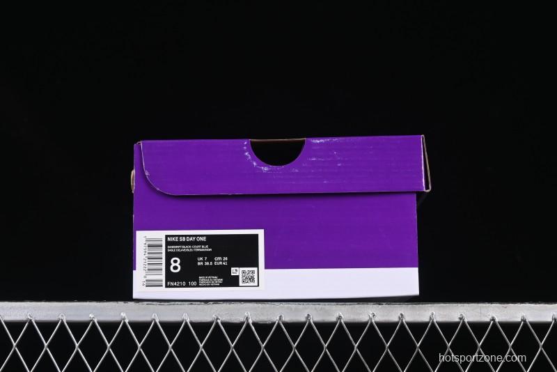 Nike SB Day One Low Top Casual Skate Shoes with Air Zoom Cushion - FN4210-100