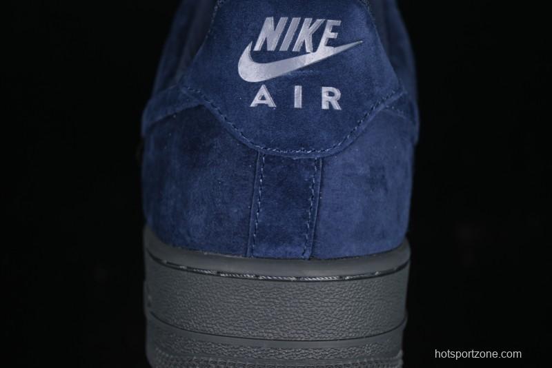 Nike Air Force 1 '07 Low Casual Sneakers in Light Blue with Full-Length Air Cushion - HQ3822-400