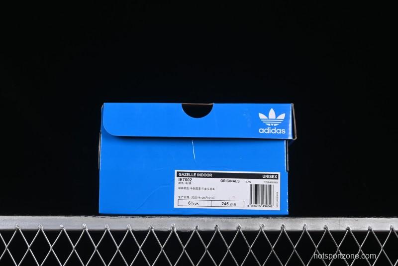 Adidas Originals Gazelle Indoor Retro Casual Slip-Resistant Wear-Resistant Low-Top Sneakers - IE7002