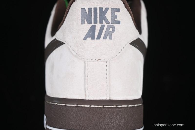 Nike Air Force 1 '07 Low Casual Sneakers with Full-Length Air Cushion - HQ3485-104