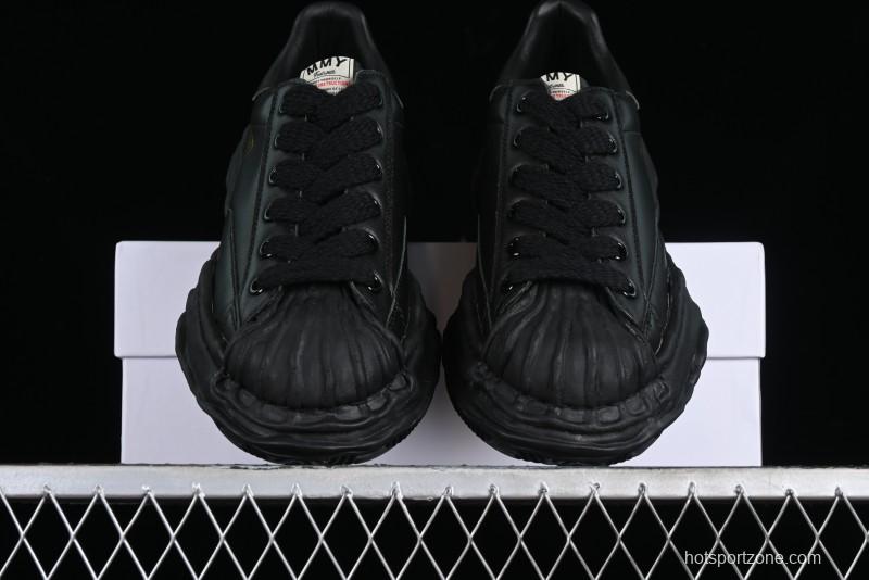 Wayne Original Sole Leather Low Sneaker with Melted Ice Cream Outsole - W.E5