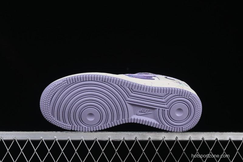 Nike Air Force 1'07 Low Casual Sneakers Purple Butterfly - FB1839-213