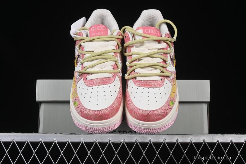 Nike Air Force 1 '07 Low Bugs Bunny Custom Casual Sneakers - BD7700-666