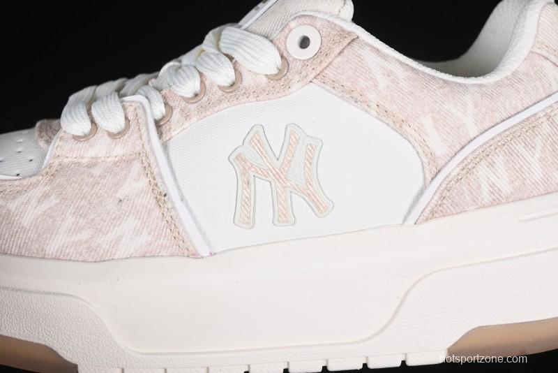 New York Yankees MLB Chunky Liner Denim Monogram SL Platform Sandals - 3ASXS015N50BGS