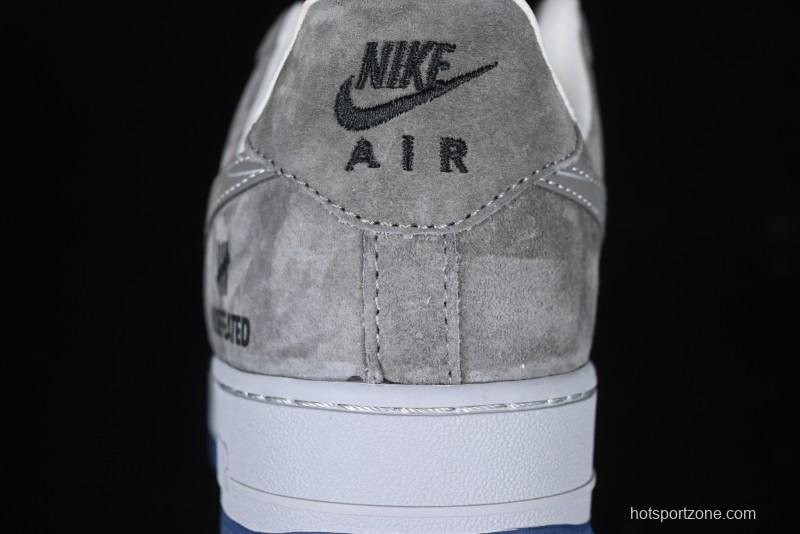 Nike Air Force 1 '07 Low UN Collaboration - Shadow Grey Pigskin Sneakers DF0188-018