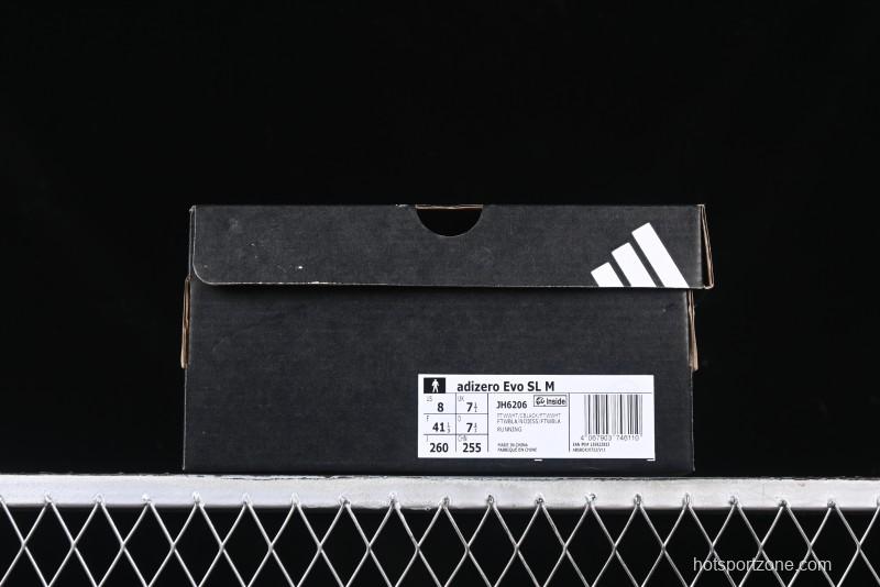 Adidas Adizero Evo SL Lightweight Breathable Cushioned Running Shoes - JH6206