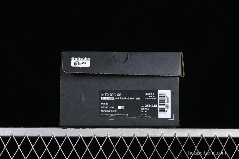 Onitsuka Tiger Mexico 66 Low-Top Leather Sneakers for Casual Running - 1183B511-200