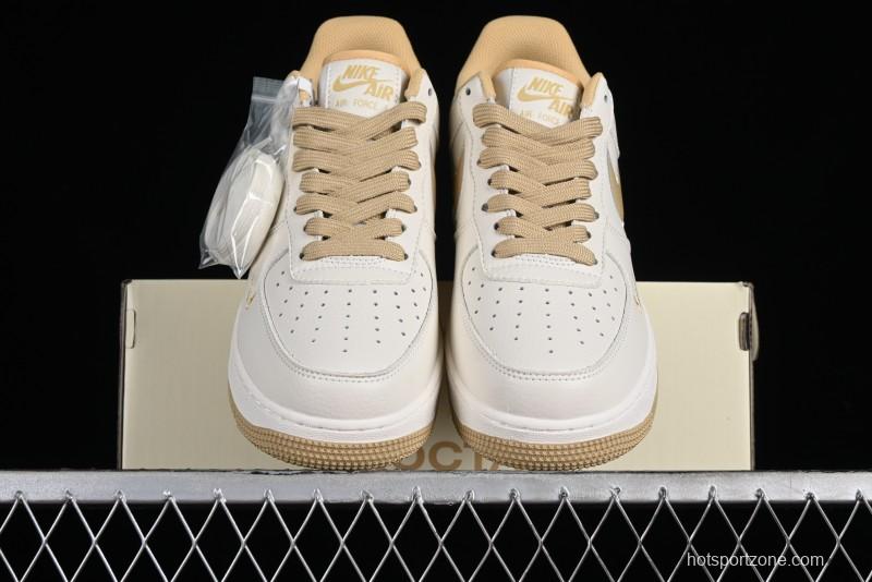 Nike Nocta x Nike Air Force 1 '07 Low Casual Sneakers with Reflective Details and Full-Length Air Cushion - NO0224-028